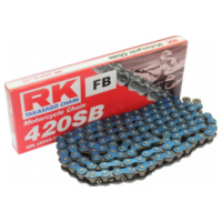 RK Standardkette blau 420 SB/130 passend für Aprilia RS4 /Replica 50 TK000 2012, 5,4/2,7 PS, 4/2 kw