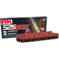 RK XW-Ringkette rot 525 ZXW/110 Kette offen mit Nietschloss passend für Aprilia RSV4 Racing Factory LEABS 1000 RKL00/RKL01 2015, 201 PS, 148 kw