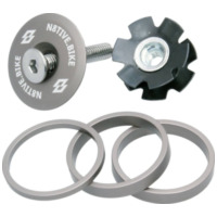 n8tive spacer kit with headset cap - grey 150069GR