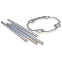 cylinder base spacer Polini Big Evolution 5mm for Minarelli horizontal LC 170.1001 fitting for Aprilia SR RacingHorizontaler Zylinder 50 MZL10 1999, 4,5 PS, 3,3 kw