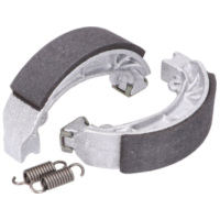 Bremsbackensatz Polini 110x25mm inkl. Federn für Trommelbremse für Aprilia Amico, SR, Malaguti Centro, Yamaha Jog 176.1200 passend für Aprilia Scarabeo  50 HS 1996, 3,1 PS, 2,3 kw