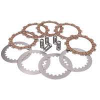 Lamellen Kupplungsscheiben Set verstärkt +20% 5-Reibscheiben-Kupplung für Derbi EBE, EBS, D50B0 28045 passend für Aprilia RS4 /Replica 50 TK000/VX000 2018, 5,4/2,7 PS, 4/2 kw