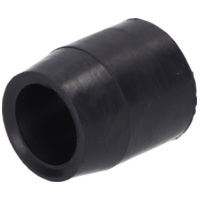 Endtopf Verbindungsgummi für Endschalldämpfer 22/25mm schwarz 37322 passend für Aprilia Scarabeo  50 HS 1996, 3,1 PS, 2,3 kw