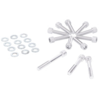 engine case / variator cover screw set silver-colored for Minarelli 39946