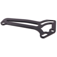 number plate holder lateral mounting aluminium black for Minarelli 50cc 2-stroke 40598 fitting for Aprilia SR RacingHorizontaler Zylinder 50 MZL10 1999, 4,5 PS, 3,3 kw