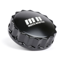 Fuel tank cap -MOTO NOSTRA, CNC, black shiny- Vespa GTS 125 (ZAPMA3100, ZAPMA3200, ZAPMA3700), Vespa GTS 150 (ZAPMA3100, ZAPMA32 fitting for Aprilia SR RacingHorizontaler Zylinder 50 MZL10 1999, 4,5 PS, 3,3 kw