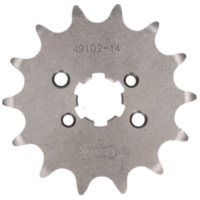Frontritzel front sprocket AFAM 14 teeth 420 for Piaggio / for: Derbi D50B0, EBE, EBS AF4910 passend für Aprilia RS4 /Replica 50 TK000/VX000 2018, 5,4/2,7 PS, 4/2 kw