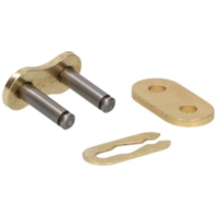 Clip Kettenschloss AFAM verstärkt gold - A420 R1-G AFARA420R1-G passend für Aprilia RS4 /Replica 50 TK000/VX000 2018, 5,4/2,7 PS, 4/2 kw