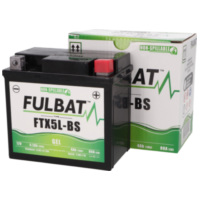 Akku Batterie Fulbat FTX5L-BS GEL FB550919 passend für Aprilia RS4 /Replica 50 TK000/VX000 2018, 5,4/2,7 PS, 4/2 kw