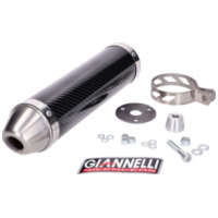 muffler Giannelli carbon for Yamaha TZR 50 04-15 GI-33648HF
