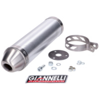 Endschalldämpfer Giannelli Aluminium für Aprilia RS4 50 11-15, GPR 50 10-15 GI-33661HF passend für Aprilia RS4 /Replica 50 TK000/VX000 2014, 5,4/2,7 PS, 4/2 kw