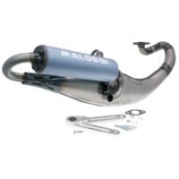 Schalldämpfer Auspuff Malossi Flip für Minarelli liegend M.3216691 passend für Aprilia Scarabeo  50 HS 1996, 3,1 PS, 2,3 kw