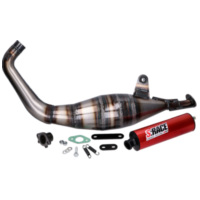 Schalldämpfer Auspuff MVT S-Race 70-80ccm für Derbi EBE, EBS, D50B MVT-EC13 passend für Aprilia RS4 /Replica 50 TK000/VX000 2018, 5,4/2,7 PS, 4/2 kw