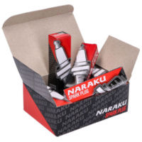 Zündkerze Naraku 14-R7-SS (BR7HS) - 10er Pack NK14-R7-SS-10 passend für Aprilia Scarabeo  50 HS 1996, 3,1 PS, 2,3 kw