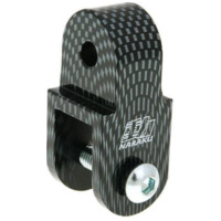 shock extension Naraku 40mm carbon look NK304.02 fitting for Aprilia SR RacingHorizontaler Zylinder 50 MZL10 1999, 4,5 PS, 3,3 kw