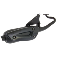 Schalldämpfer Auspuff Naraku Traffic für Minarelli liegend NK400.06 passend für Aprilia Scarabeo  50 HS 1996, 3,1 PS, 2,3 kw
