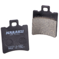 Bremsklötze Bremsbeläge Naraku organisch für Aprilia, Malaguti, MBK, Piaggio, Yamaha NK430.24 passend für Aprilia Scarabeo  50 HS 1996, 3,1 PS, 2,3 kw