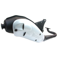 Schalldämpfer Auspuff Tecno Streetline für Minarelli liegend TC12173 passend für Aprilia Scarabeo  50 HS 1996, 3,1 PS, 2,3 kw
