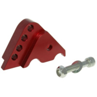 shock extender CNC 4-hole adjustable mounting - red for Minarelli horizontal VC21334