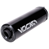 Endschalldämpfer Voca Racing schwarz 80cc VCR-RD30200.01/BK passend für Aprilia RS4 /Replica 50 TK000/VX000 2014, 5,4/2,7 PS, 4/2 kw