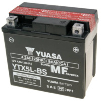 Akku Batterie Yuasa YTX5L-BS DRY MF wartungsfrei YS18960 passend für Aprilia RS4 /Replica 50 TK000/VX000 2018, 5,4/2,7 PS, 4/2 kw